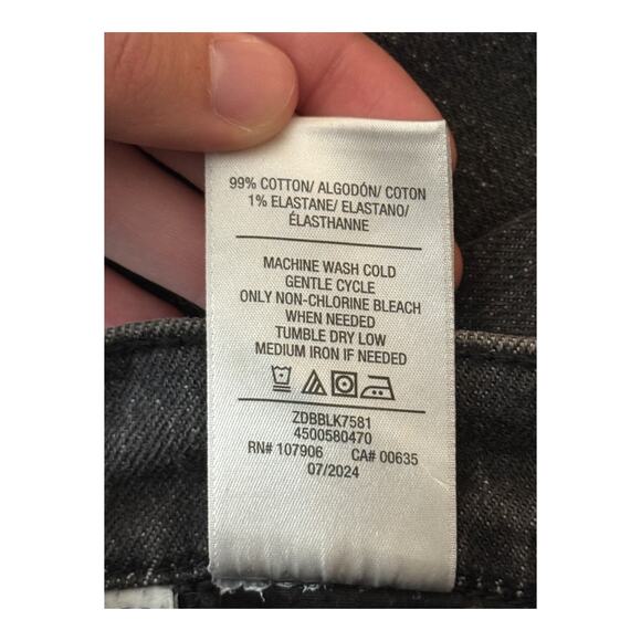 Hudson Fashion denim midi skirt gray size 29 - Picture 7 of 7